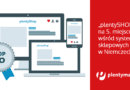 „plentySHOP” zajmuje 5. miejsce wśród najczęściej używanych silników sklepowych w Niemczech. Lider wśród sklepowych SaaS w chmurze.