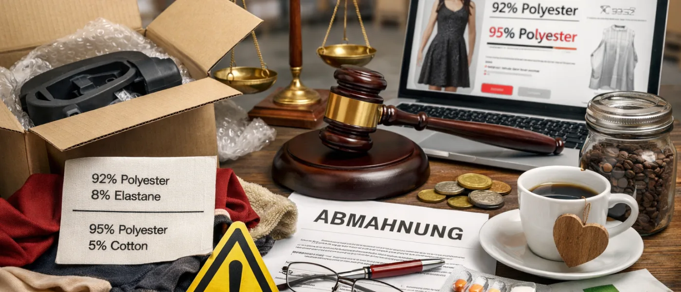 Błędy w materiałach, tekstyliach i zdrowotnych hasłach kosztują. Sprzeczne opisy produktów