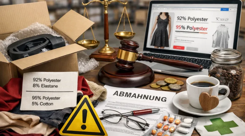 Błędy w materiałach, tekstyliach i zdrowotnych hasłach kosztują. Sprzeczne opisy produktów