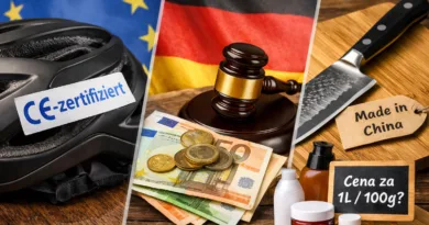 Fala nowych upomnień w Niemczech: tym razem chodzi o CE, „japońskie” noże i ceny jednostkowe