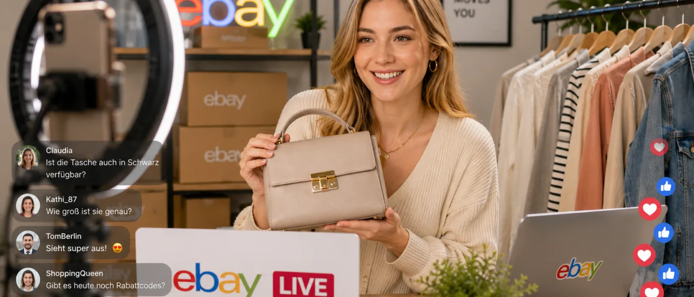 Live shopping wkracza do głównego nurtu sprzedaży na Ebay. Transmisje na żywo jako nowy kanał sprzedaży