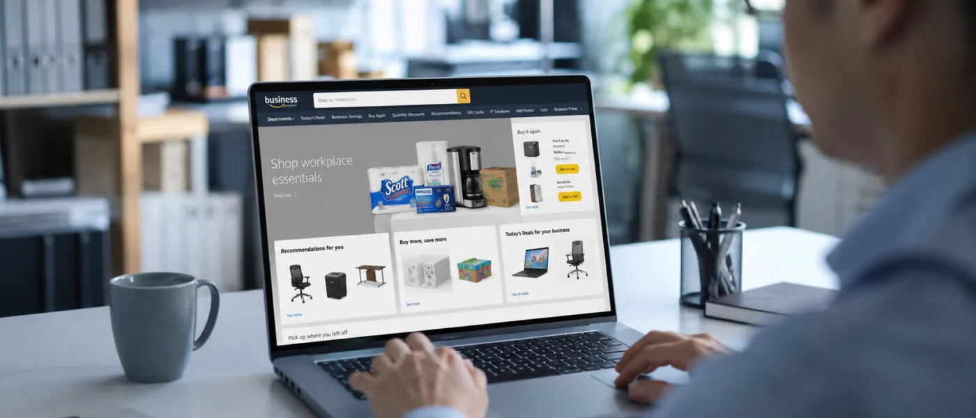 Amazon Business osiąga 60 mld dolarów sprzedaży. Firmowy handel na Amazon przestaje być dodatkiem do rynku konsumenckiego