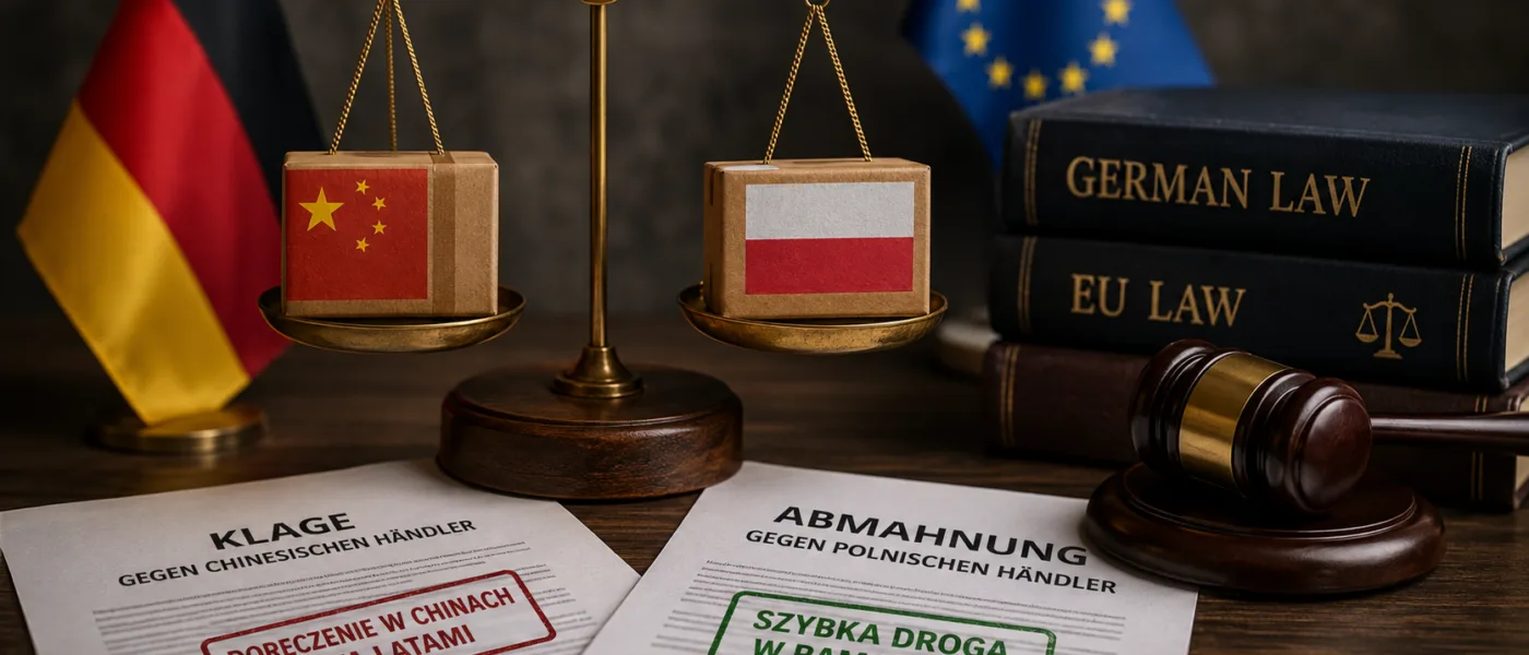 Chiński sprzedawca przed niemieckim sądem. Problemem nie jest prawo, tylko jego egzekwowanie