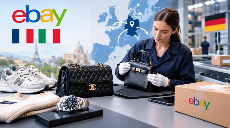 eBay rozszerza weryfikację luksusowych produktów na Francję i Włochy. Towar będzie sprawdzany w Niemczech