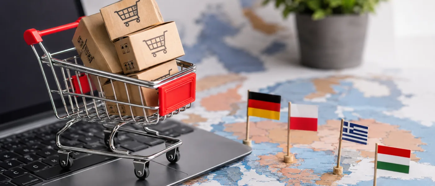 Niemcy dominują w e-commerce Europy Środkowej, ale Polska i mniejsze rynki rosną szybciej