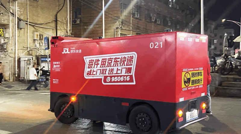 JD.com wysyła autonomiczne pojazdy na nocną zmianę. Flota pracuje już przez całą dobę