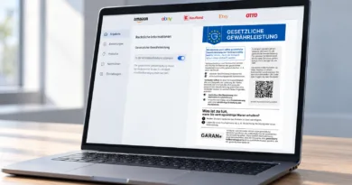 Etykieta o rękojmi i GARAN na Amazon, eBay i Kaufland: kiedy sprzedawca musi uzupełnić ofertę?