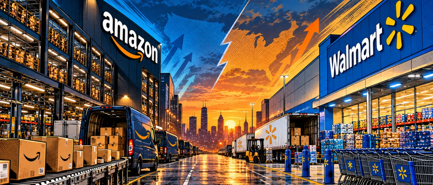 Walmart zmniejsza dystans do Amazon w e-commerce