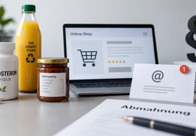 Niemieckie upomnienia dla e-commerce: suplementy, żywność i e-mail marketing pod lupą
