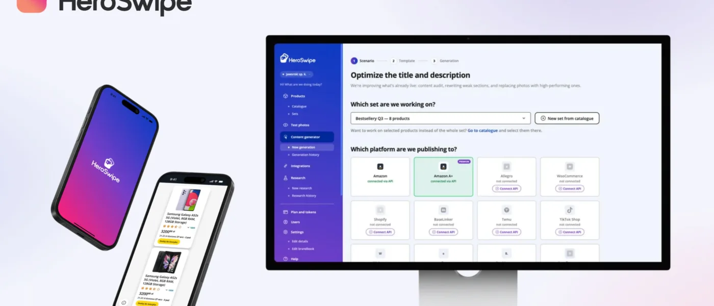 HeroSwipe wystartuje w styczniu 2027 roku. Platforma powstała z problemów znanych zespołom marketplace