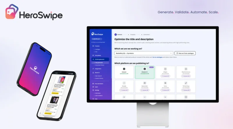 HeroSwipe wystartuje w styczniu 2027 roku. Platforma powstała z problemów znanych zespołom marketplace