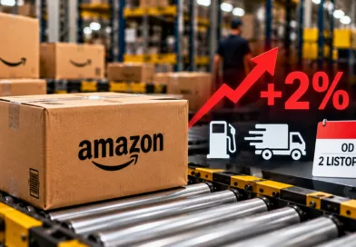 Druga podwyżka FBA w siedem miesięcy. Od 2 listopada dopłata paliwowo-logistyczna Amazon rośnie do 2 proc., także w Polsce